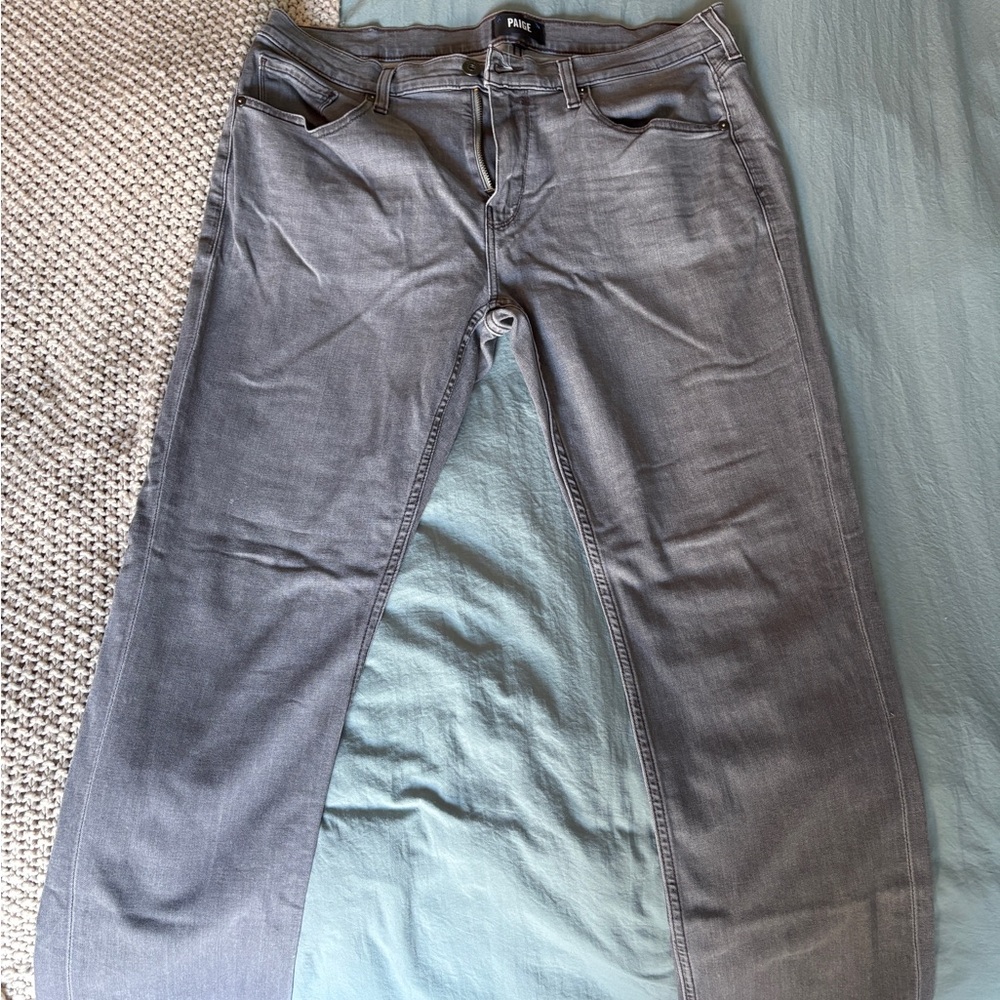 PAIGE Charcoal Denim Jeans